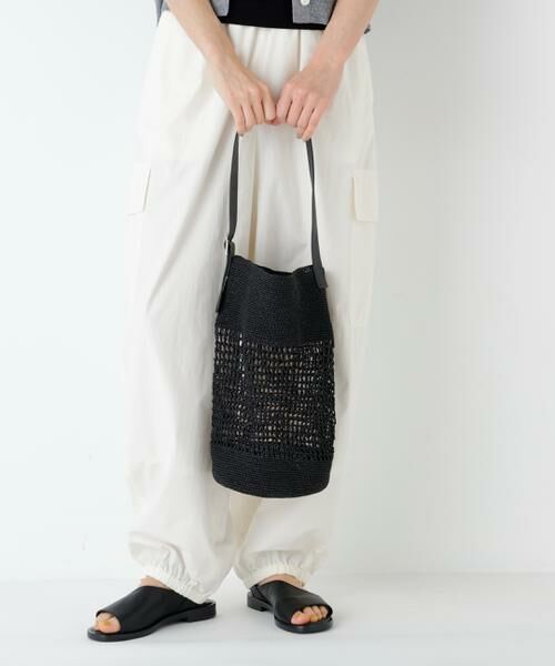 human woman / ヒューマンウーマン バッグ | ｔｏｃａ　シンダーメッシュバッグ（ブラック）