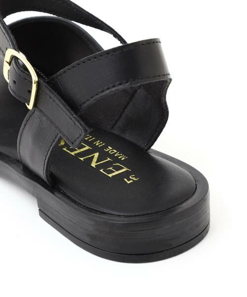 human woman / ヒューマンウーマン シューズ | ◆ＥＮＥＳＳ　ストラップレザーサンダル | 詳細6