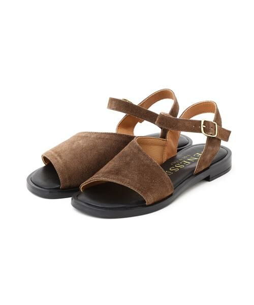 human woman / ヒューマンウーマン シューズ | ◆ＥＮＥＳＳ　ストラップレザーサンダル | 詳細8