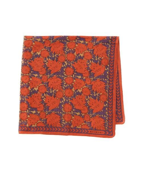 human woman / ヒューマンウーマン マフラー・ショール・スヌード・ストール | ＭＯＩＳＭＯＮＴ　フラワープリントスカーフ | 詳細4