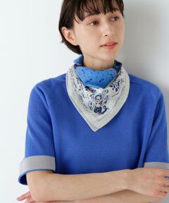 human woman / ヒューマンウーマン マフラー・ショール・スヌード・ストール | ＮＡＴＩＣ　ガーゼ人魚柄