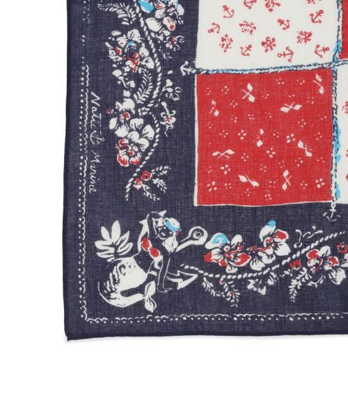 human woman / ヒューマンウーマン マフラー・ショール・スヌード・ストール | ＮＡＴＩＣ　ガーゼ人魚柄 | 詳細3