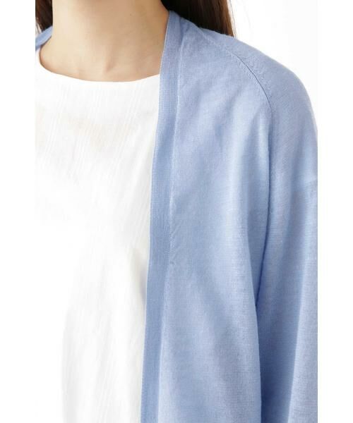 human woman / ヒューマンウーマン ニット・セーター | ラミーハイゲージ長丈はおり | 詳細5