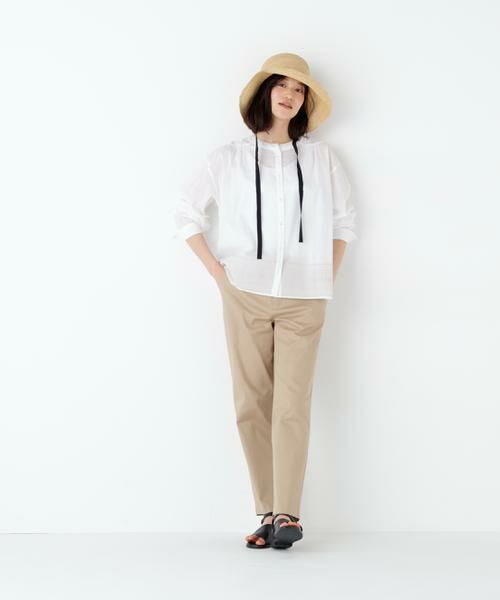 human woman / ヒューマンウーマン シャツ・ブラウス | インド刺繍ノーカラーブラウス | 詳細9