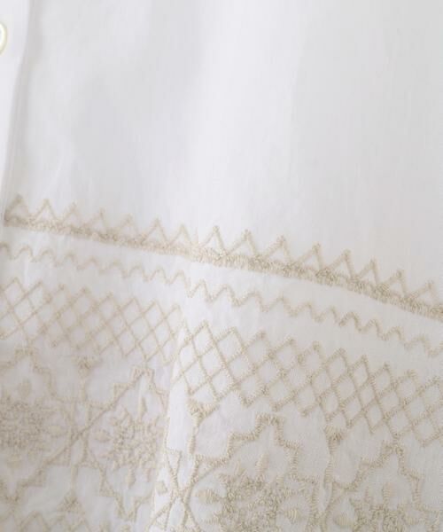 human woman / ヒューマンウーマン シャツ・ブラウス | インド刺繍ノーカラーブラウス | 詳細12