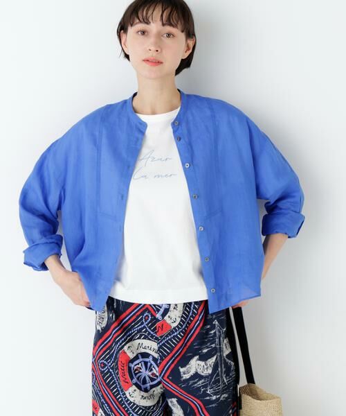 human woman / ヒューマンウーマン シャツ・ブラウス | ラミーボザムシャツブラウス | 詳細2