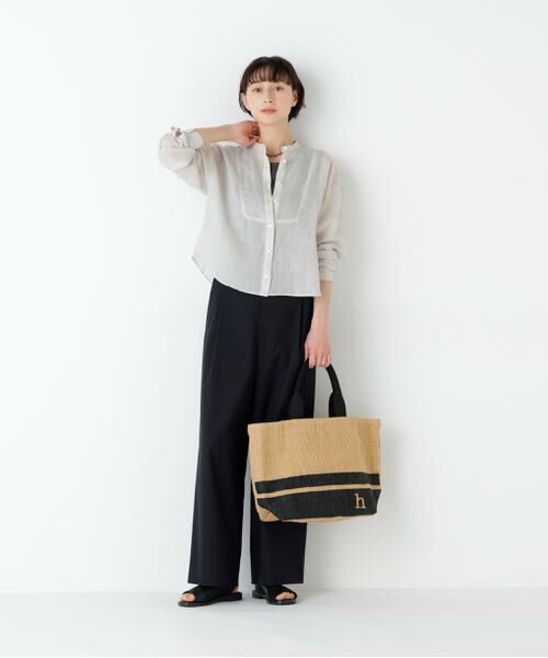 human woman / ヒューマンウーマン シャツ・ブラウス | ラミーボザムシャツブラウス | 詳細8