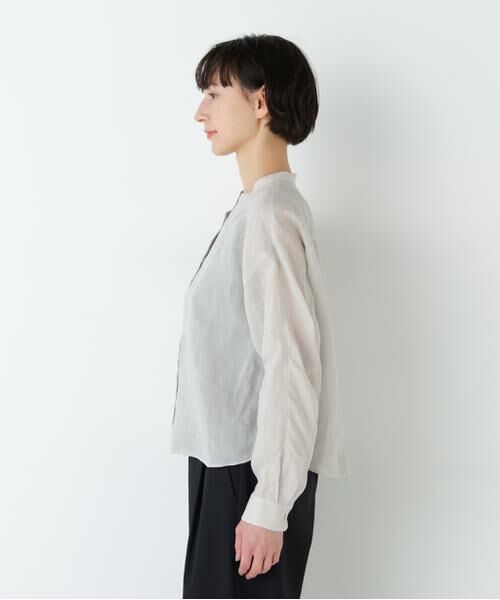 human woman / ヒューマンウーマン シャツ・ブラウス | ラミーボザムシャツブラウス | 詳細10