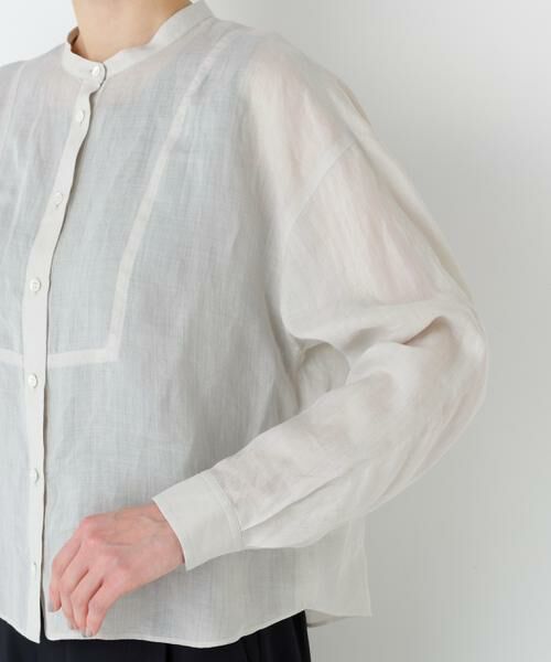 human woman / ヒューマンウーマン シャツ・ブラウス | ラミーボザムシャツブラウス | 詳細12