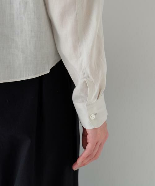 human woman / ヒューマンウーマン シャツ・ブラウス | ラミーボザムシャツブラウス | 詳細14