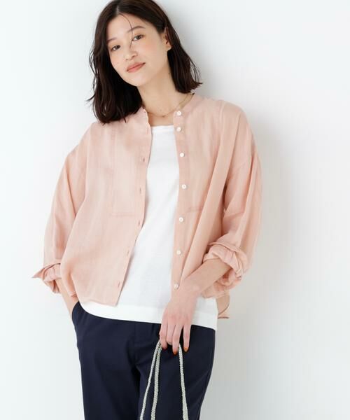 human woman / ヒューマンウーマン シャツ・ブラウス | ラミーボザムシャツブラウス | 詳細17