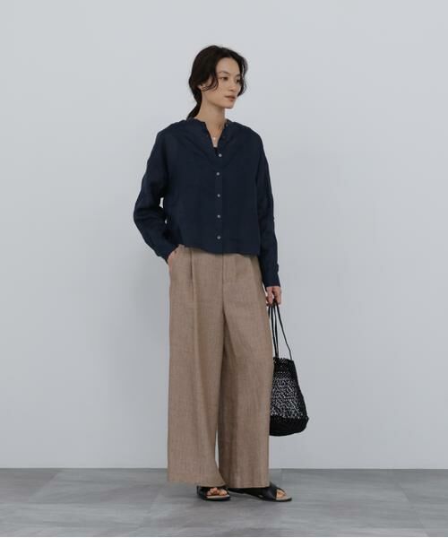 human woman / ヒューマンウーマン シャツ・ブラウス | ラミーボザムシャツブラウス | 詳細24