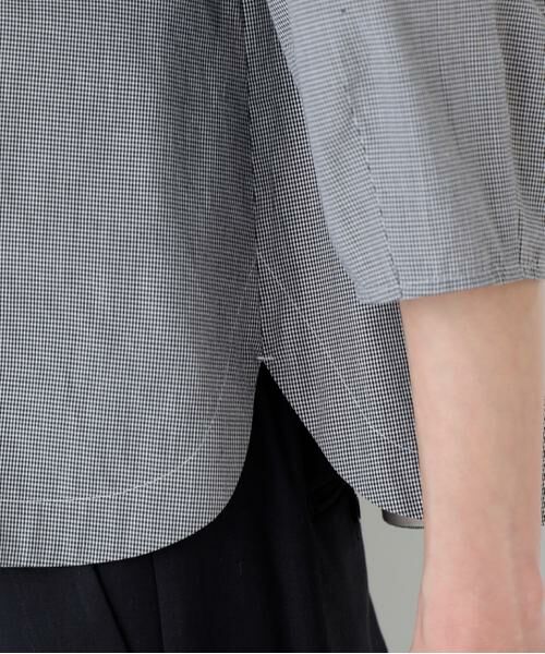 human woman / ヒューマンウーマン シャツ・ブラウス | ウォッシュドタイプライターフリルブラウス | 詳細8