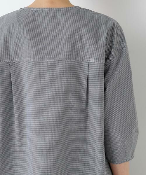 human woman / ヒューマンウーマン シャツ・ブラウス | ウォッシュドタイプライターフリルブラウス | 詳細9