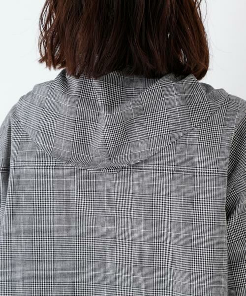 human woman / ヒューマンウーマン シャツ・ブラウス | 麻混チェック三角巾シャツ | 詳細13
