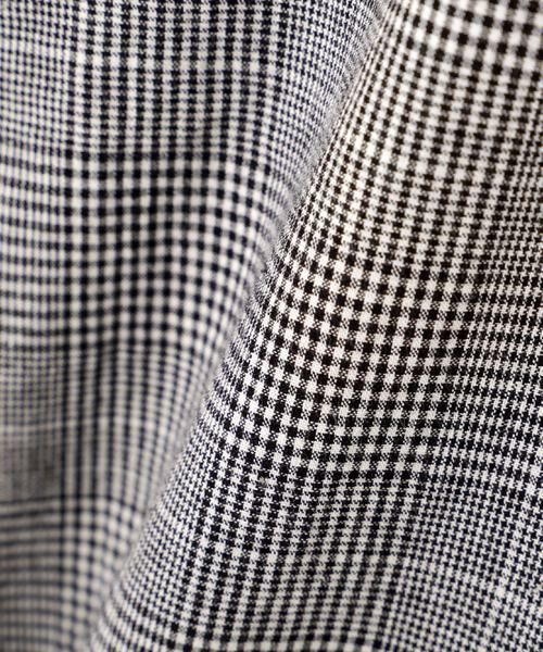 human woman / ヒューマンウーマン シャツ・ブラウス | 麻混チェック三角巾シャツ | 詳細14