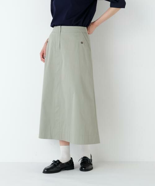 human woman / ヒューマンウーマン スカート | ライトチノフレアスカート | 詳細2