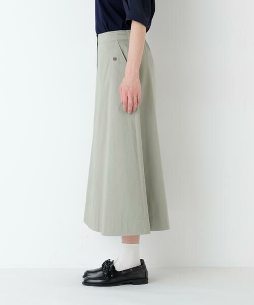 human woman / ヒューマンウーマン スカート | ライトチノフレアスカート | 詳細6
