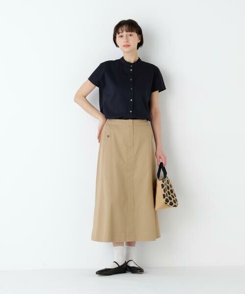 human woman / ヒューマンウーマン スカート | ライトチノフレアスカート | 詳細15