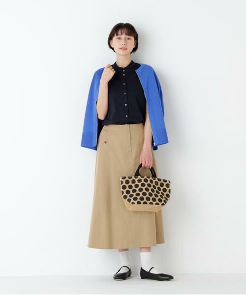 human woman / ヒューマンウーマン スカート | ライトチノフレアスカート | 詳細16