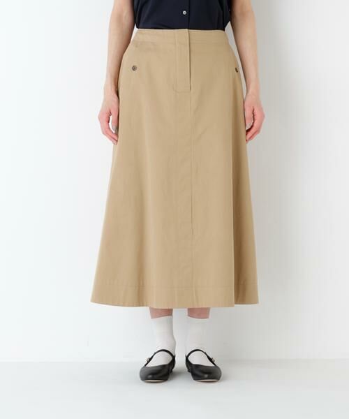 human woman / ヒューマンウーマン スカート | ライトチノフレアスカート | 詳細18