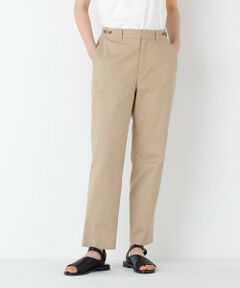 human woman / ヒューマンウーマン パンツ | ピケストレッチ細身ストレートパンツ
