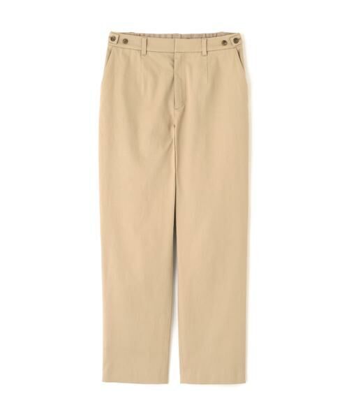 human woman / ヒューマンウーマン パンツ | ピケストレッチ細身ストレートパンツ | 詳細10