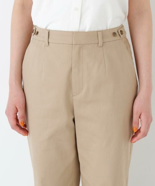 human woman / ヒューマンウーマン パンツ | ピケストレッチ細身ストレートパンツ | 詳細19