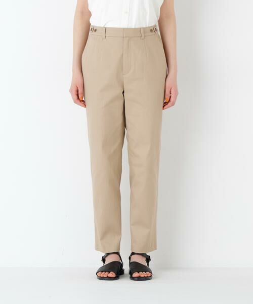 human woman / ヒューマンウーマン パンツ | ピケストレッチ細身ストレートパンツ | 詳細16
