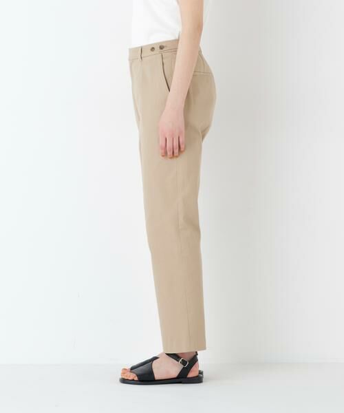 human woman / ヒューマンウーマン パンツ | ピケストレッチ細身ストレートパンツ | 詳細17