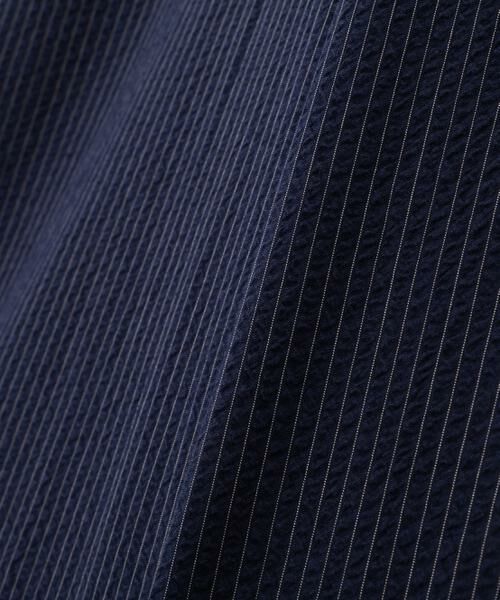 human woman / ヒューマンウーマン パンツ | サッカーファインストライプセミワイドパンツ | 詳細12