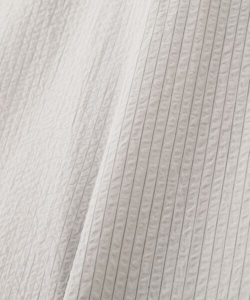 human woman / ヒューマンウーマン パンツ | サッカーファインストライプセミワイドパンツ | 詳細19