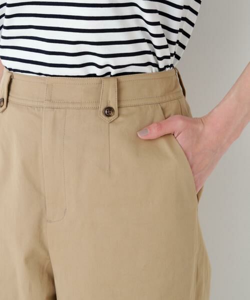 human woman / ヒューマンウーマン パンツ | ライトチノセミワイドパンツ | 詳細11