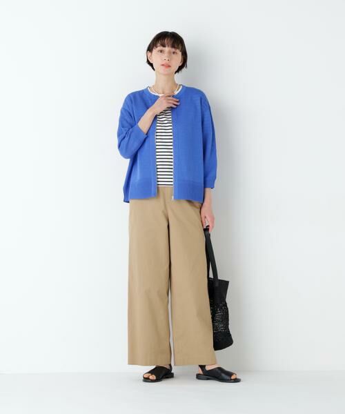 human woman / ヒューマンウーマン パンツ | ライトチノセミワイドパンツ | 詳細4