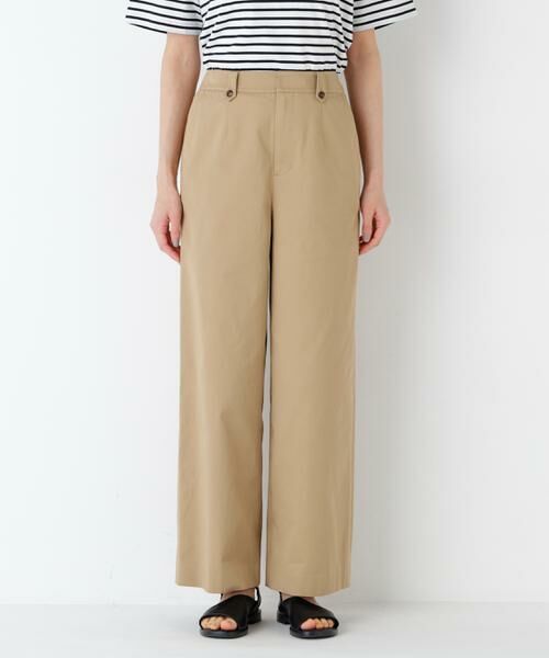 human woman / ヒューマンウーマン パンツ | ライトチノセミワイドパンツ | 詳細7