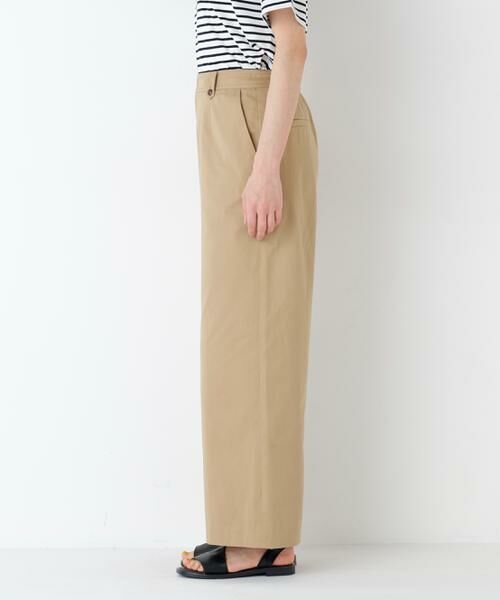 human woman / ヒューマンウーマン パンツ | ライトチノセミワイドパンツ | 詳細8