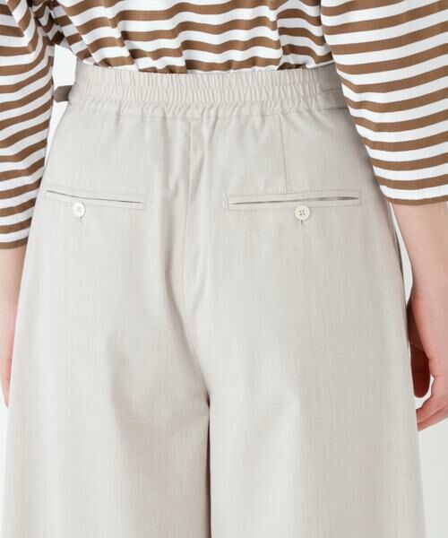 human woman / ヒューマンウーマン パンツ | マリンディテールガウチョパンツ | 詳細11