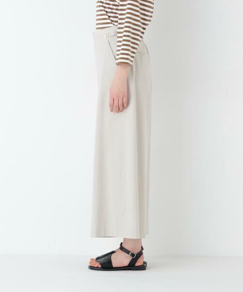 human woman / ヒューマンウーマン パンツ | マリンディテールガウチョパンツ | 詳細6