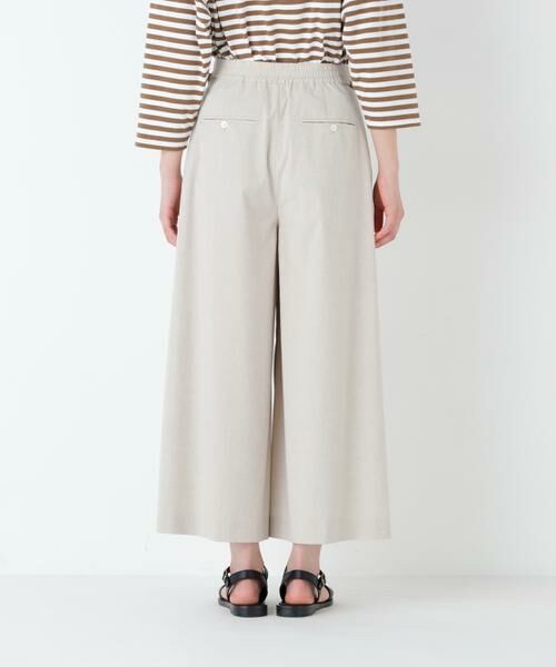 human woman / ヒューマンウーマン パンツ | マリンディテールガウチョパンツ | 詳細7