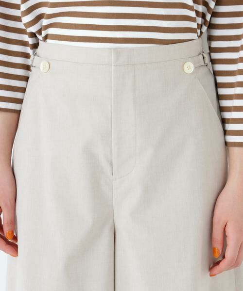 human woman / ヒューマンウーマン パンツ | マリンディテールガウチョパンツ | 詳細8