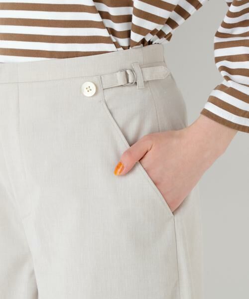 human woman / ヒューマンウーマン パンツ | マリンディテールガウチョパンツ | 詳細9