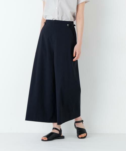 human woman / ヒューマンウーマン パンツ | マリンディテールガウチョパンツ | 詳細14