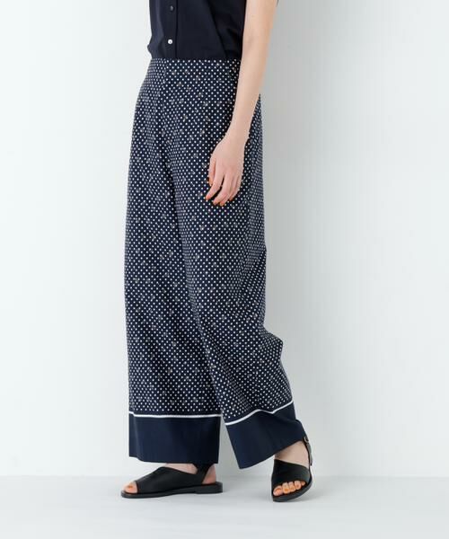 human woman / ヒューマンウーマン パンツ | ≪ＮＡＴＩＣコラボ≫セミワイドプリントパンツ | 詳細2