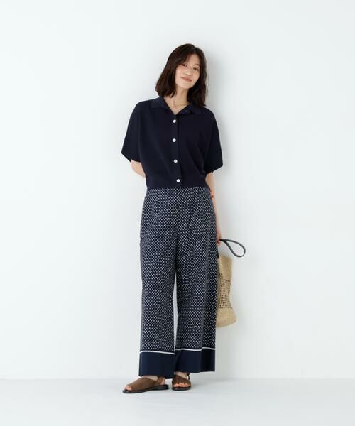 human woman / ヒューマンウーマン パンツ | ≪ＮＡＴＩＣコラボ≫セミワイドプリントパンツ | 詳細3