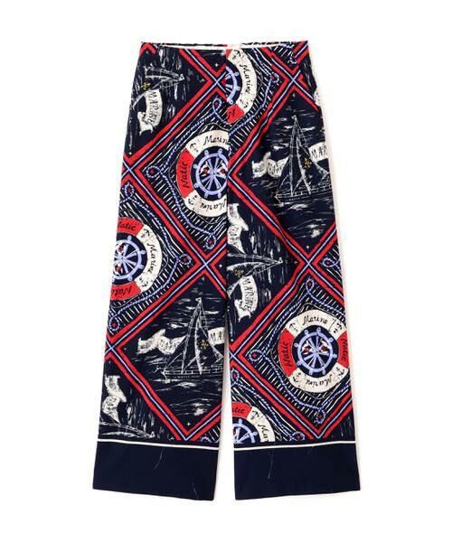 human woman / ヒューマンウーマン パンツ | ≪ＮＡＴＩＣコラボ≫セミワイドプリントパンツ | 詳細8