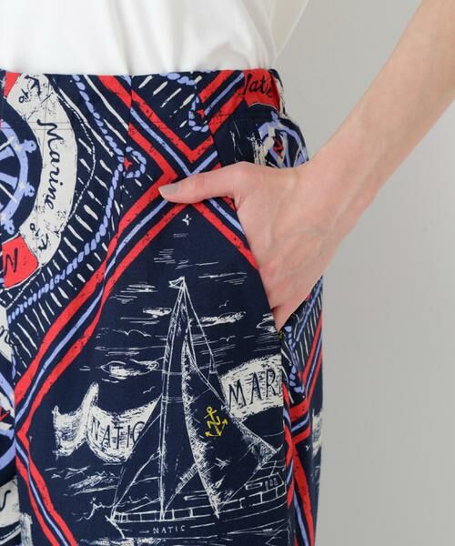 human woman / ヒューマンウーマン パンツ | ≪ＮＡＴＩＣコラボ≫セミワイドプリントパンツ | 詳細17