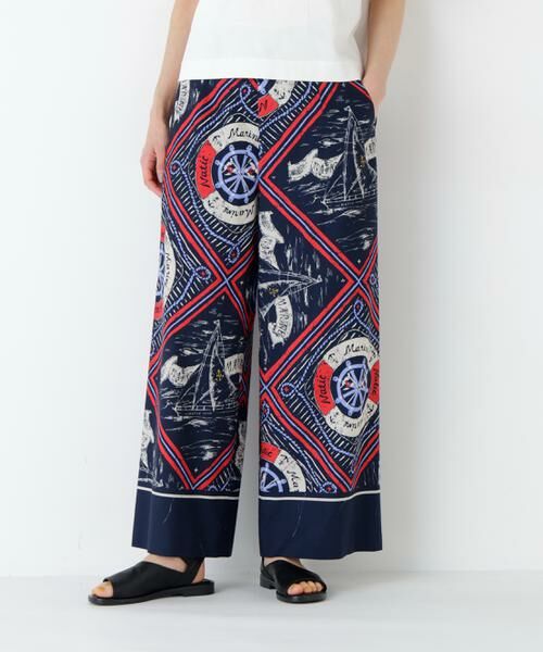 human woman / ヒューマンウーマン パンツ | ≪ＮＡＴＩＣコラボ≫セミワイドプリントパンツ | 詳細9