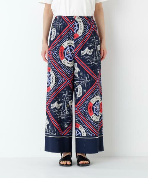 human woman / ヒューマンウーマン パンツ | ≪ＮＡＴＩＣコラボ≫セミワイドプリントパンツ | 詳細13
