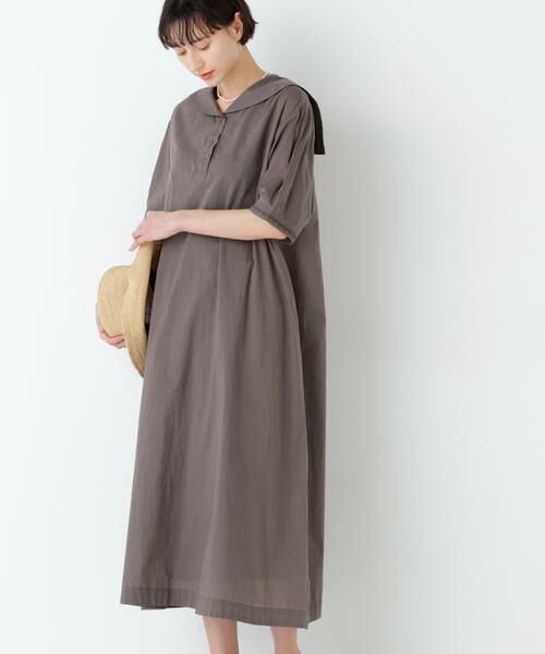 human woman / ヒューマンウーマン ワンピース | インド刺繍セーラーカラーワンピース | 詳細10