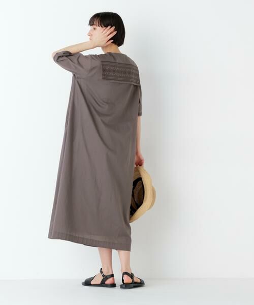 human woman / ヒューマンウーマン ワンピース | インド刺繍セーラーカラーワンピース | 詳細12